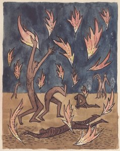 Flammen regnen herab, 1951 von Shirley Markham