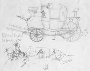 Royal Mail Coach, 1820, ca. 1950