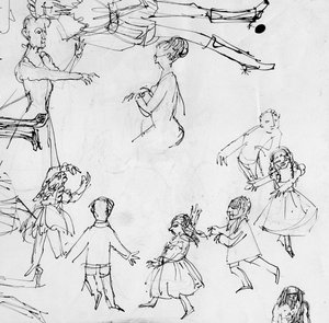 Studie für Tanzklasse, ca. 1950 von Shirley Markham
