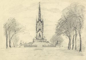 Das Albert Memorial, Kensington Gardens, London