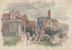 Das Forum, Rom, ca. 1950