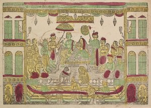 Rama und Sita im Königspalast von Shri Gobinda Chandra Roy