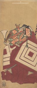 Der fünfte Ichikawa Danjuro als Kisou Takiguchi, 12. Monat, 1770
