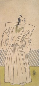 Der fünfte Ichikawa Danjuro als Samurai hohen Ranges, spätes 18. Jahrhundert