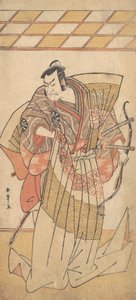 Der erste Nakamura Nakazo als Mann von hohem Rang in Naga-Bakama gekleidet von Shunsho