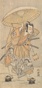 Der zweite Nakamura Juzo als Samurai von Shunsho