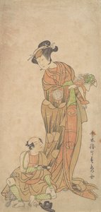 Der zweite Yamashita Kinsaku in der Rolle von Shigenoi, Sommer 1772 von Shunsho