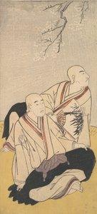 Der dritte Sawamura Sojuro & der zweite Ichikawa Monnosuke als buddhistische Mönche, 1791