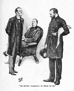 Er verbeugte sich feierlich vor uns beiden, 1892 von Sidney Paget