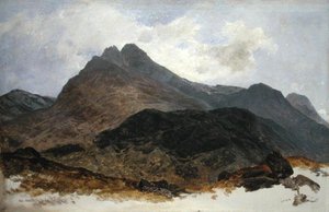 Bergstudie von Sidney Richard (circle of) Percy