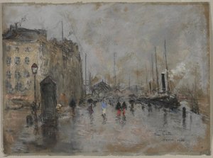 Der Große Kai von Le Havre