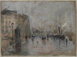 Der Grand Quai von Le Havre, 1901