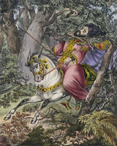 Der Tod von Absalom (Farbstich)