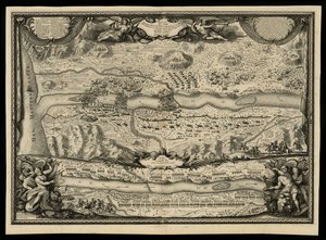 Schlacht von Ter gewonnen von der königlichen Armee unter dem Kommando von Mar. Herzog von Noailles am 27. Mai 1694 von Sieur de Beaulieu