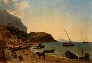 Die große Bucht von Sorrent, 1827-1828 von Sil