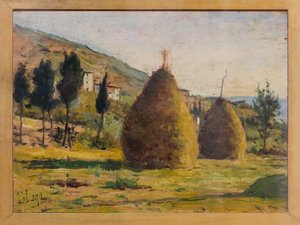 Heuhaufen in der Sonne, ca. 1890