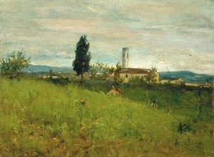 Kleine Kirche auf dem Land