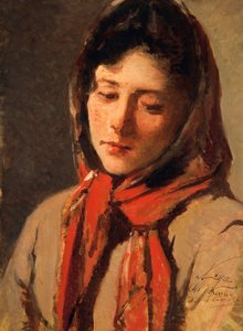 Bäuerin (Schurkische Frau) von Silvestro Lega