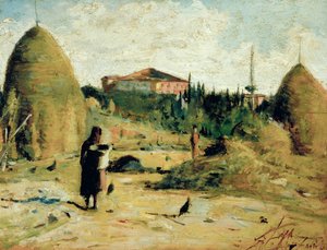 Villa Bandini al Gabbro, ca. 1889-90 von Silvestro Lega