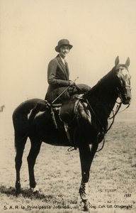 Prinzessin Yolanda von Savoyen (1901-1986), Gräfin von Bergolo, Pferd