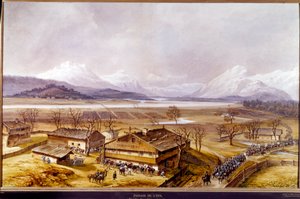Vorbeigehen am Gasthaus am 9. Dezember von Simeon Fort