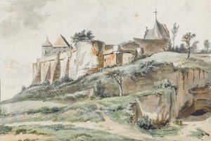 Ansicht des Schlosses Keizersberg, Löwen, 1782