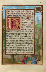 Rand mit Abraham und Isaak von Simon Bening
