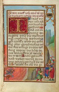 Bordüre mit der Überquerung des Roten Meeres von Simon Bening