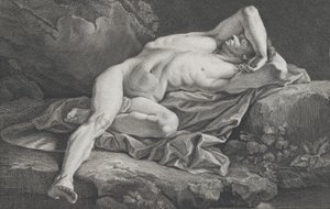 Studie eines männlichen Aktes, 1762