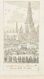 Begräbnis von Jacob van Heemskerck in der Oude Kerk in Amsterdam, 1607
