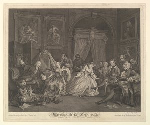 Heirat à-la-Mode, Platte IV, 1. April 1745