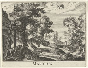 März von Simon Frisius