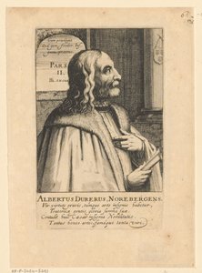 Porträt von Albrecht Dürer von Simon Frisius