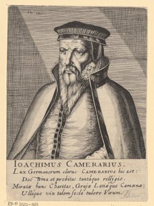 Porträt von Joachim Camerarius I von Simon Frisius