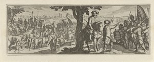Zwei Soldaten unter einem Baum (Cavalerie)