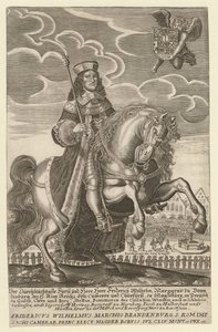 Friedrich Wilhelm I. von Brandenburg - Porträt von Friedrich Wilhelm (1620-1688), Kurfürst von Brandenburg, Herzog von Preußen von Grimm, Simon (aktiv ca. 1680) von Simon Grimm