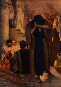 Die Verleugnung des Petrus von Simon Harmon (after) Vedder