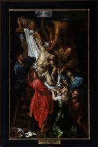 Pfarrkirche (Parochiekerk Sint-Pieter). Kreuzabnahme. Simon De Paepe (?)