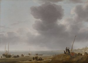 Strandansicht, 1643 von Simon Jacobsz. Vlieger