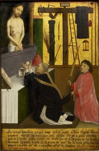 Die Messe des Heiligen Gregor von Simon Marmion
