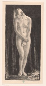 Stehende nackte Frau
