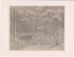 Waldlandschaft von Simon Moulijn