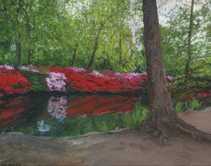 Still Pond, Richmond Park von Simon Neville