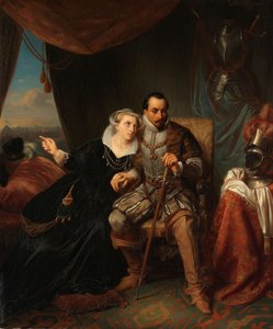 Magdalena Moons bittet Francisco Valdez, den Sturm auf Leiden zu verschieben von Simon Opzoomer