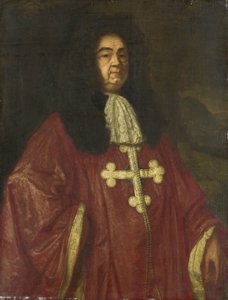 Porträt von Johannes Camprich van Cronefelt, Ritter des Ordens von St. Mauritius und Lazarus, kaiserlicher deutscher Botschafter in Den Haag von Simon Ruys