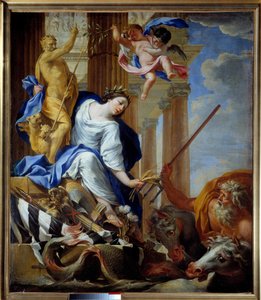 Allegorie der Wohltaten des Friedens von Simon Vouet