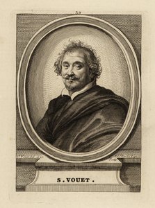 Porträt von Simon Vouet von Simon Vouet