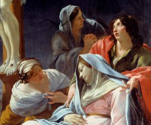 Die Kreuzigung (Detail) von Simon Vouet