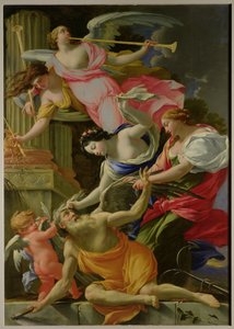 Die Zeit, besiegt von Liebe, Venus und Hoffnung, ca. 1645-46