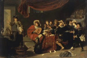 Fröhliche Gesellschaft von Simon de Vos